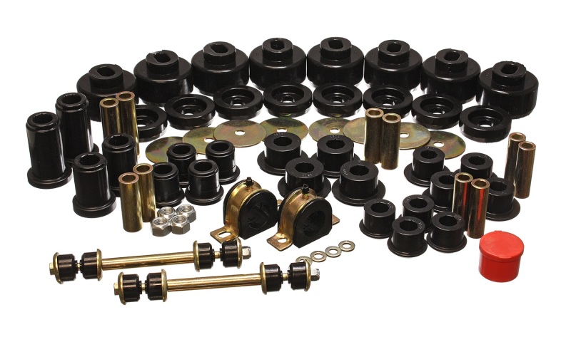 Chevrolet Silverado Master Bushing Kit - Energy Suspension - Hyper-Flex System - Black - `01-`06